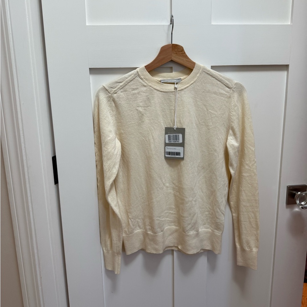 Everlane Cream Crew Neck Sweater